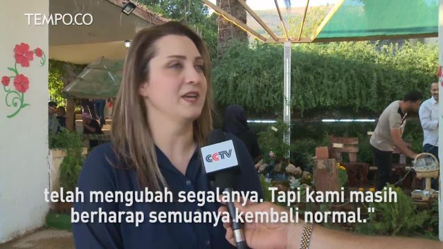 Pasca-Perang, Damaskus Gelar Pameran Bunga Tahunan