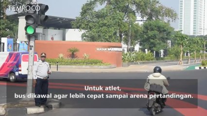 Ini Rute Atlet dari Wisma Atlet hingga Gelora Bung Karno