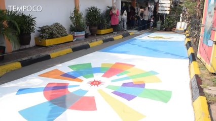 Kelurahan Soasialisasi Asian Games Lewat Mural