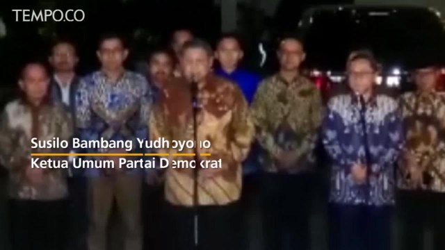 SBY Bertemu Zulkifli Hasan, Ini yang Dibahas