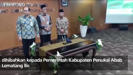 Rp 511 Miliar Barang Milik Negara Eks Pertamina Dihibahkan