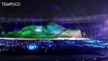 Meriah Suasana Panggung Pembukaan Asian Games 2018