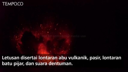 Download Video: Gunung Anak Krakatau Meletus 576 Kali, Begini Kondisinya