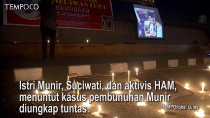 Pollycarpus Bebas, Kasus Pembunuhan Munir Belum Tuntas