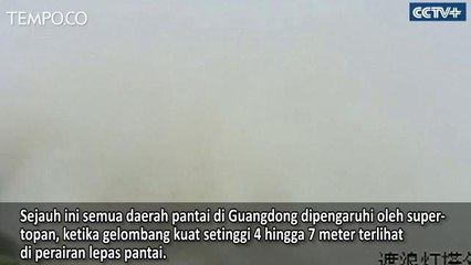 Cina Bersiap Hadapi Supertopan Mangkhut