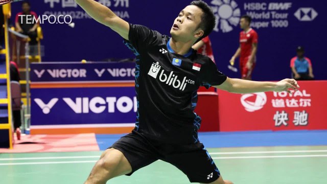 Anthony Ginting Melaju ke Final China Open 2018