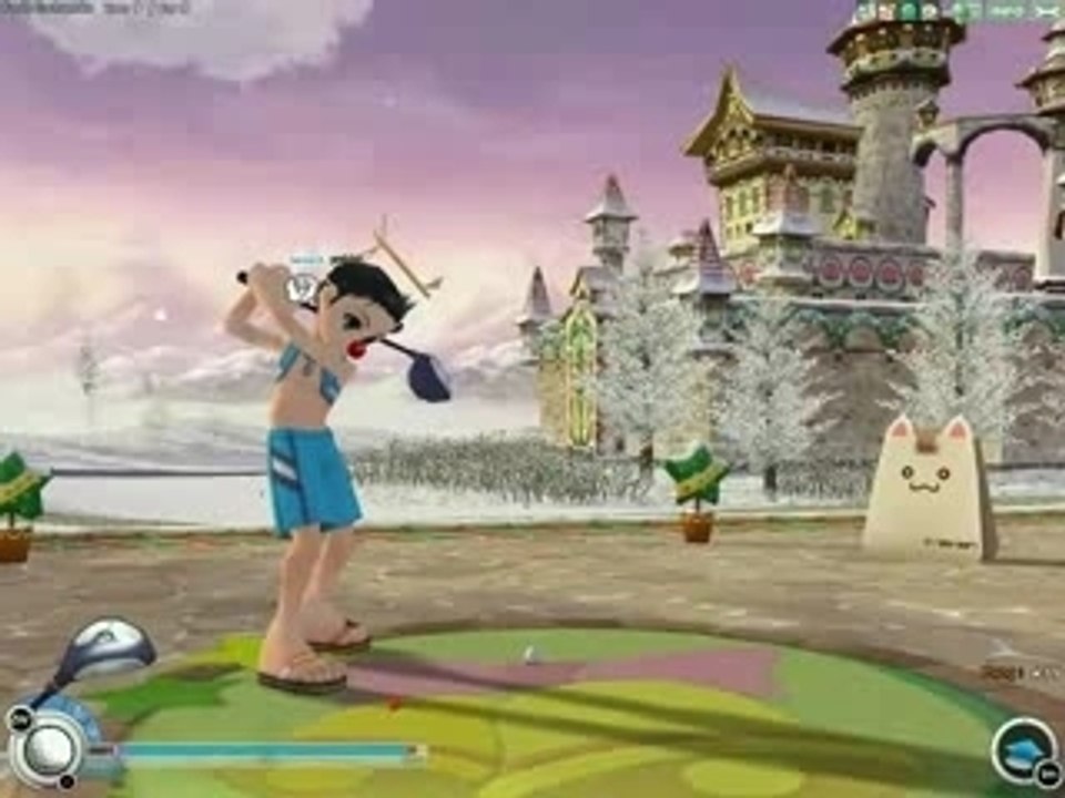 pangya forêt enchantée trou 9 HIO tomahawk