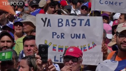 Demonstrasi besar-besaran di Venezuela Tuntut Maduro Mundur