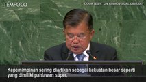 Pidato Jusuf Kalla, PBB Perlu Melakukan Reformasi