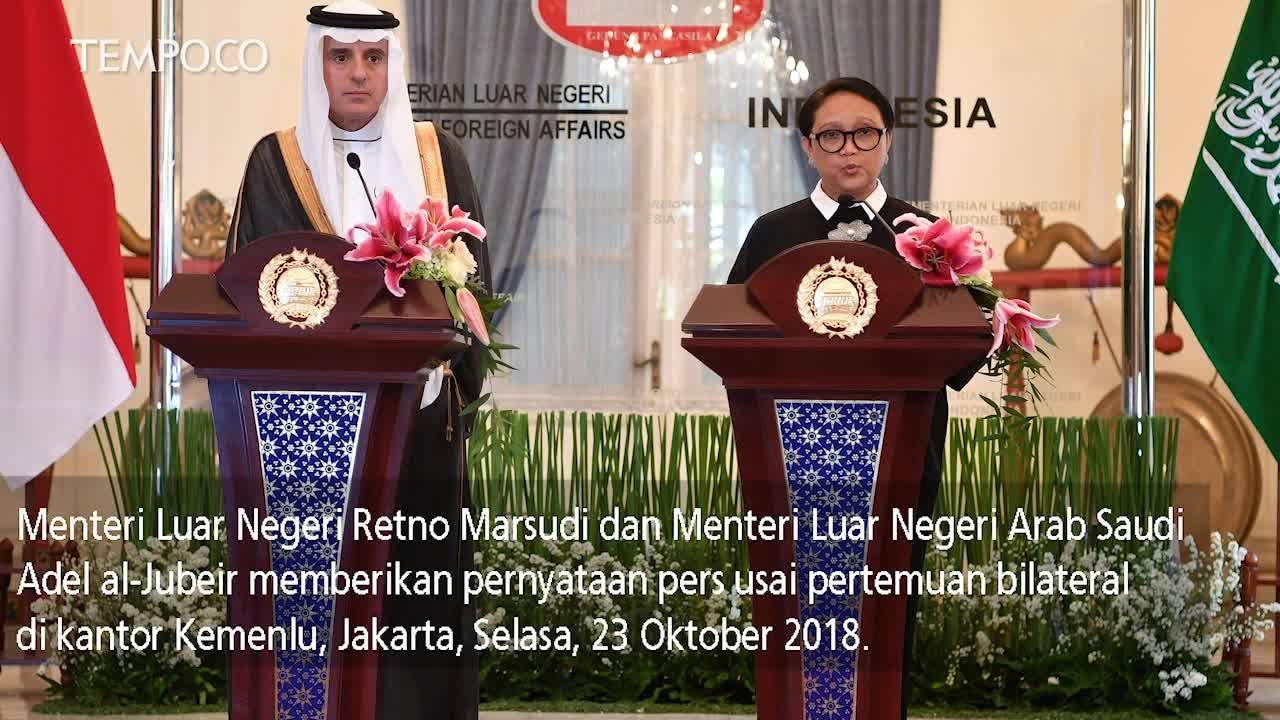 Bertemu Menlu Arab Saudi Jokowi Prihatin Kasus Jamal Khashoggi