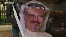 Aksi Solidaritas Tewasnya Jamal Khashoggi di London