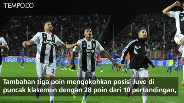 Dua Gol Ronaldo Bawa Juventus Menang 2-1 dari Empoli