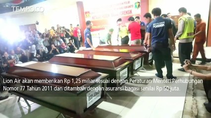 Korban Lion Air Terima Kompensasi Rp 1,3 Miliar
