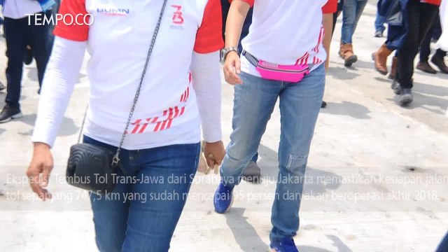 Menteri Rini Soemarno Tinjau Ekspedisi Tembus Tol Trans Jawa