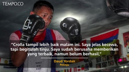 Ini Kata Daud Yordan Usai Dikalahkan Anthony Crolla