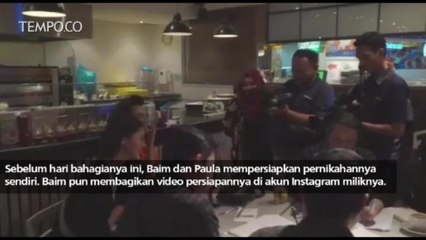 Baim Wong Resmi Nikahi Paula Verhoeven