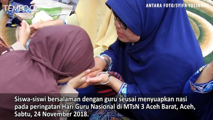Yang Unik pada Peringatan Hari Guru Nasional 2018