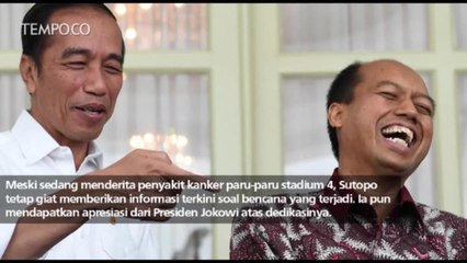 Sutopo BNPB Dapat Penghargaan The First Responders dari Singapura