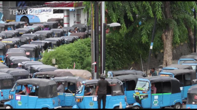 Geruduk ke Balai Kota, Ini Tuntutan Sopir Bajaj