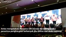 DKI Raih 3 Penghargaaan dari KPK, Ini Respons Anies Baswedan