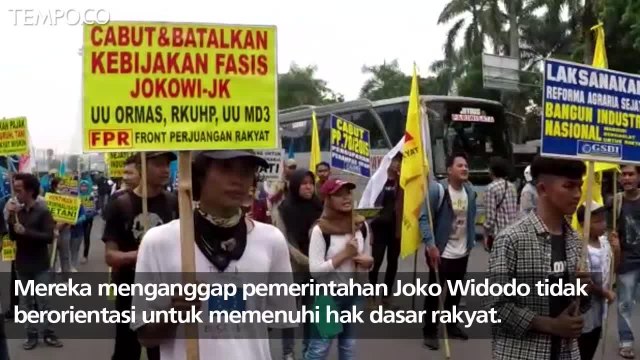 Peringati Hari HAM, Massa Gelar Aksi di Depan Kedubes AS