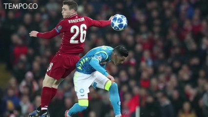 Gol Salah Bawa Liverpool Menang dari Napoli