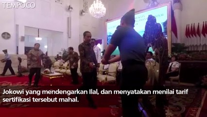 Hadiri KIPNAS, Jokowi Singgung Mahalnya Biaya Sertifikasi Satpam