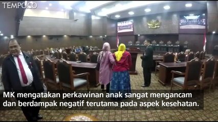 MK Kabulkan Gugatan Batas Usia UU Perkawinan