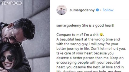 Batal Nikahi Dita Soedarjo, Ini Curhatan Denny Sumargo di Instagram