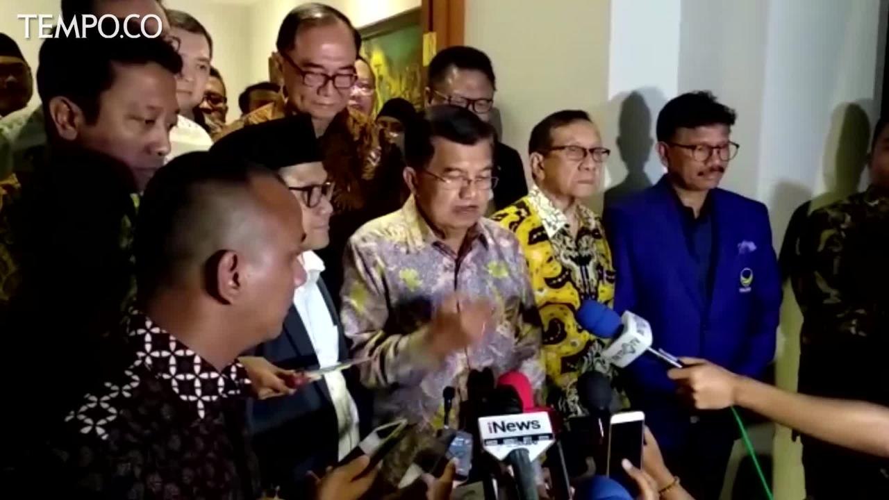 Elektabilitas Jokowi di Banten Kalah, JK: Perlu Kerja Keras