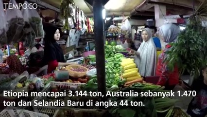 BPS Catat Impor Sayur Indonesia di November Naik USD 57 Juta