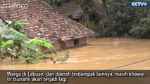 Video Drone: Usai Diterjang Tsunami, Labuan Dilanda Banjir