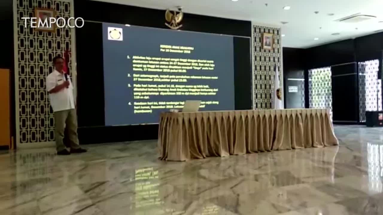 3 Tanda Aktivitas Vulkanik Gunung Anak Krakatau Mulai Reda