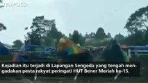 Terbangkan Tenda, Puting Beliung Terjang Pesta Rakyat di Aceh