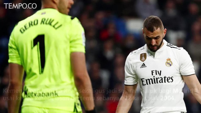 Liga Spanyol: Real Madrid Takluk dari Real Sociedad 0-2