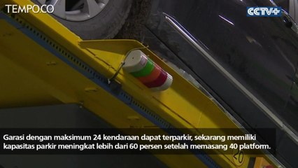 Sistem Parkir Pintar Diagonal Pertama di Cina
