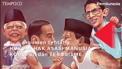 Debat Pilpres 2019: HAM, Korupsi, dan Terorisme - Live di TEMPO.CO