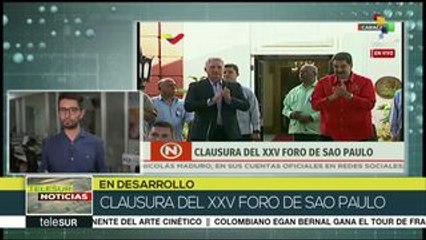 El Foro Sao Paulo refrenda apoyo a Venezuela