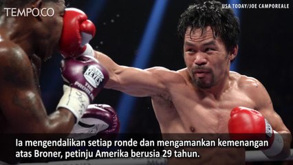 Fakta di Balik Kemenangan Petinju Pacquiao saat Kalahkan Broner