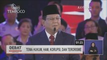Debat Capres, Prabowo Akan Naikkan Tax Ratio untuk Naikkan Gaji PNS