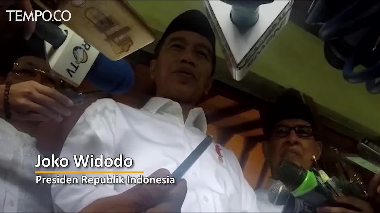 Jokowi Temui Quraish Shihab dan Pengurus Pondok Pesantren Bayt Al Quran