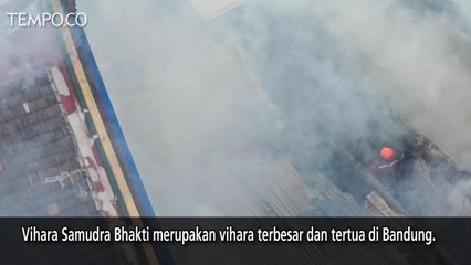 Imlek, Vihara Samudra Bhakti di Bandung Terbakar