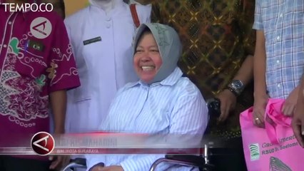 Sepekan Dirawat, Risma Keluar dari Rumah Sakit