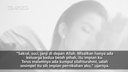 Syahrini Impikan Pernikahan Sederhana