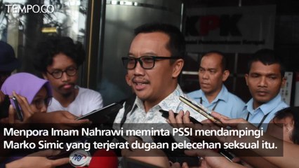 Marko Simic Terjerat Kasus Pelecehan, Ini Permintaan Imam Nahrawi