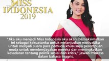 Princess Mikhaela Audrey Megonondo Jadi Miss Indonesia 2019