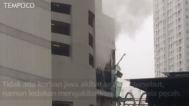 Sumber Penyebab Ledakan di Mall Taman Anggrek