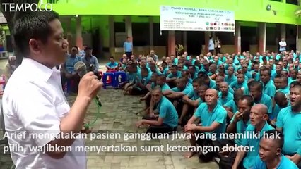 KPUD DKI Sosialisasi Pemilu 2019 pada Penderita Gangguan Jiwa