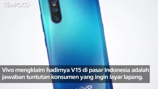 Vivo V15 dengan Pop Up Camera Segera Rilis di Indonesia