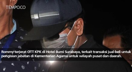 Tertangkap OTT, Romahurmuziy Tiba di KPK